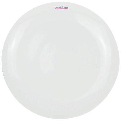 Make International Word 'Teatime' Plate Make International Word 'Teatime' Plate